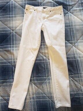 Jessica Simpson White Forever Skinny Jeans